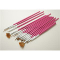 Wholesale Cheap Nail Tools 15PCS Plastic Nail Paint Brushes